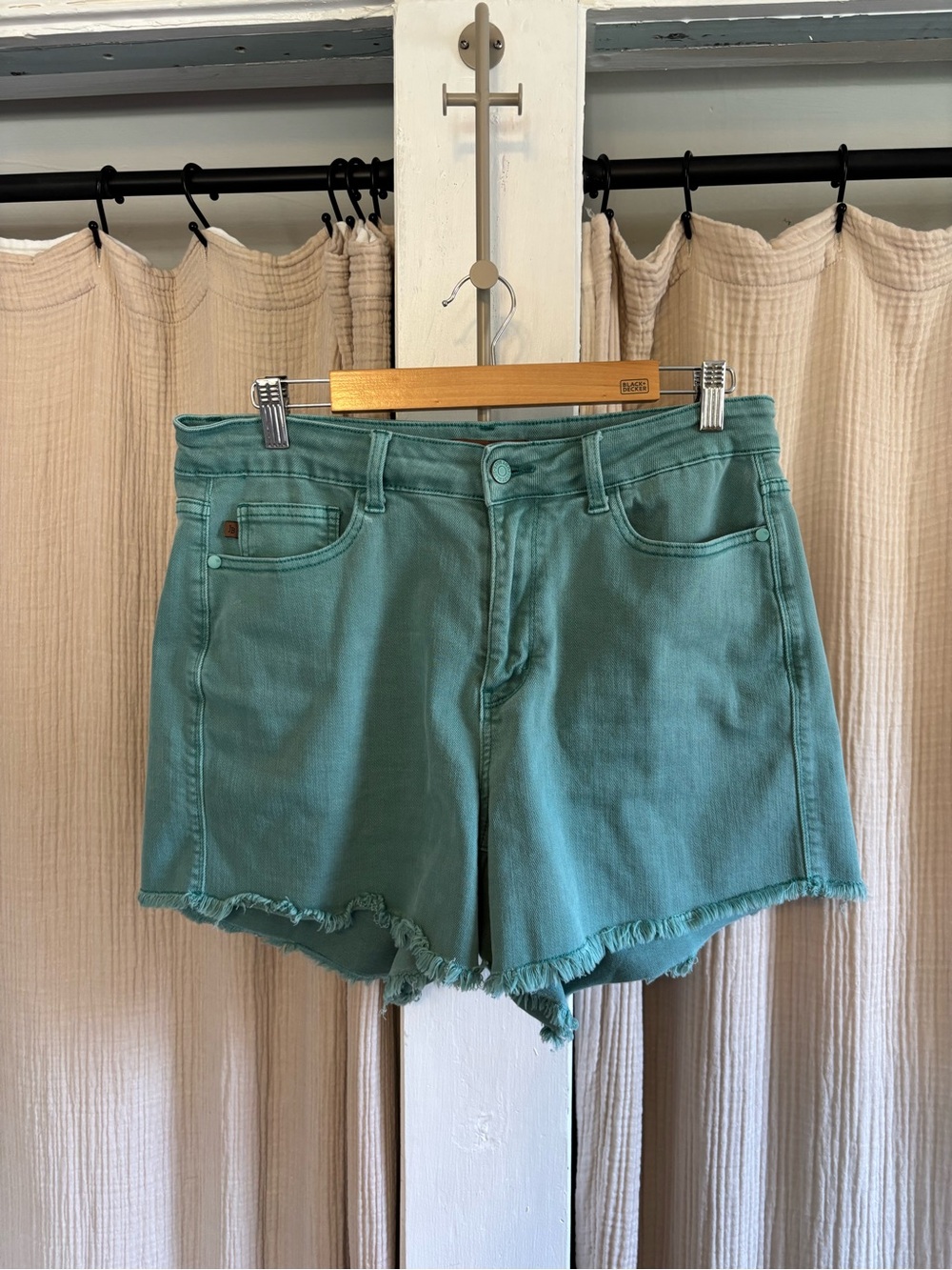 Judy Blue Garment Dyed Jean Shorts- 1XL